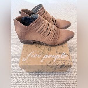 Free People Brown Ankle Booties